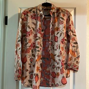 Johnny Was Workshop Printed Button Down